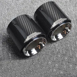 1 Pcs Carbon Fiber Muffler Tip Fit for Mini Cooper Exhaust Tip R55 R56 R57 R58 R59 R60 R61 F54 F55 F56 F57 F60