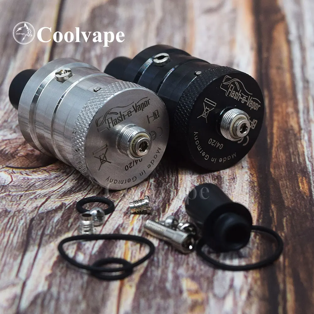 Coolvapeแฟลช-E-Vapor BF-1 Squonker RDA FEV RDA 23mm SINGLE COIL Atomizer Vaporizer RebuildingถังVAPE VS MAVERICK RDA