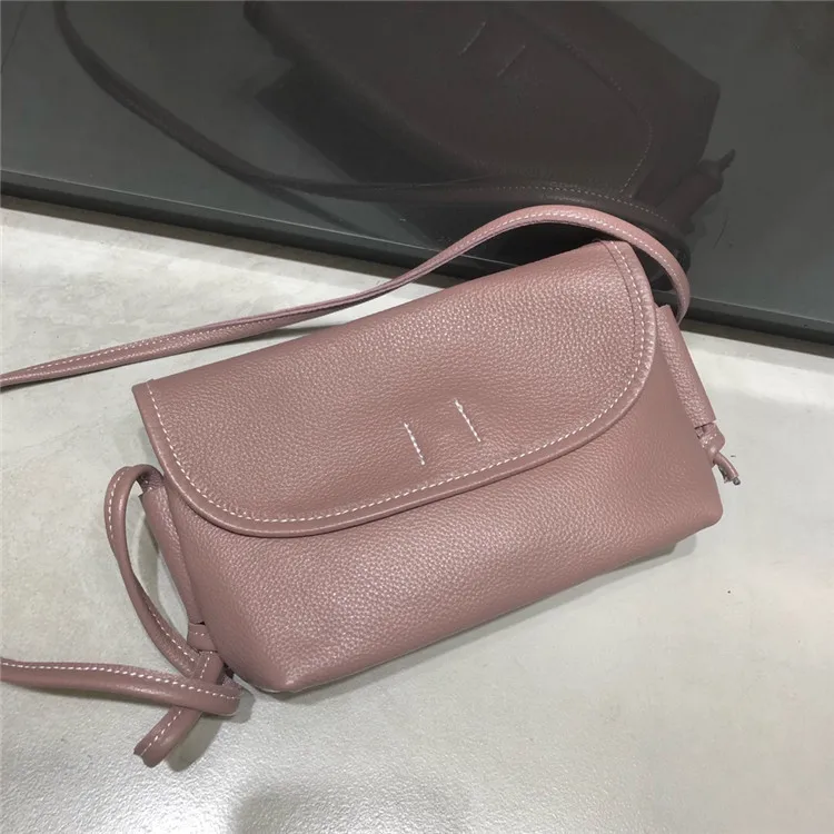 MESOUL Candy Color Crossbody Bags For Women 2020 Designer Fashion Shoulder Messenger Bag Female Genuine Leather purses Small Bag