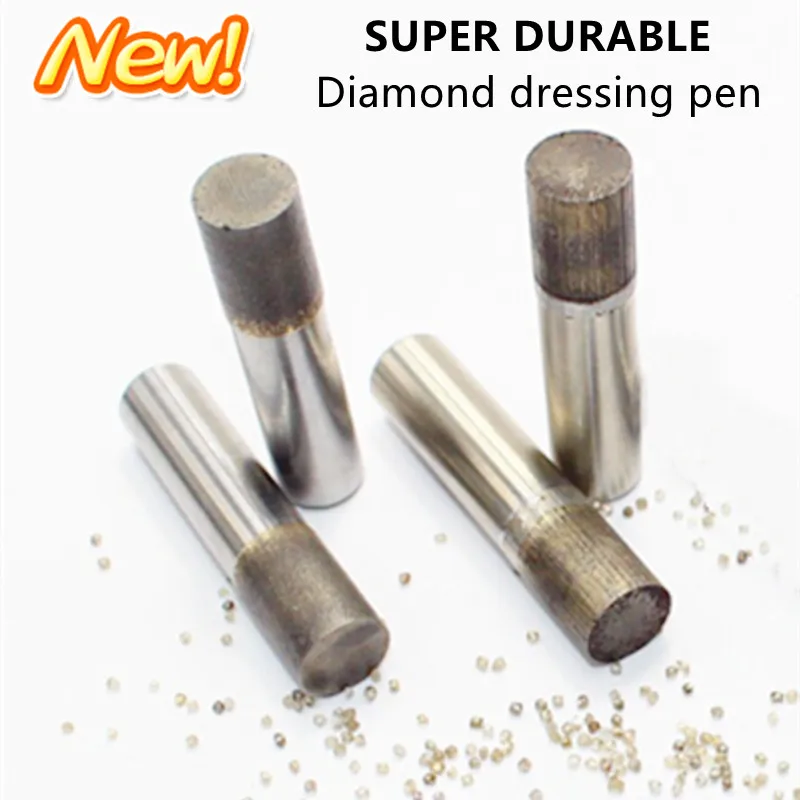 Flat Head Diamond Dresser for Grinding Wheel Grinder Stone Tool Dressing Pen Tapered Tip Repair Abrasive cutter sharpener 1pc