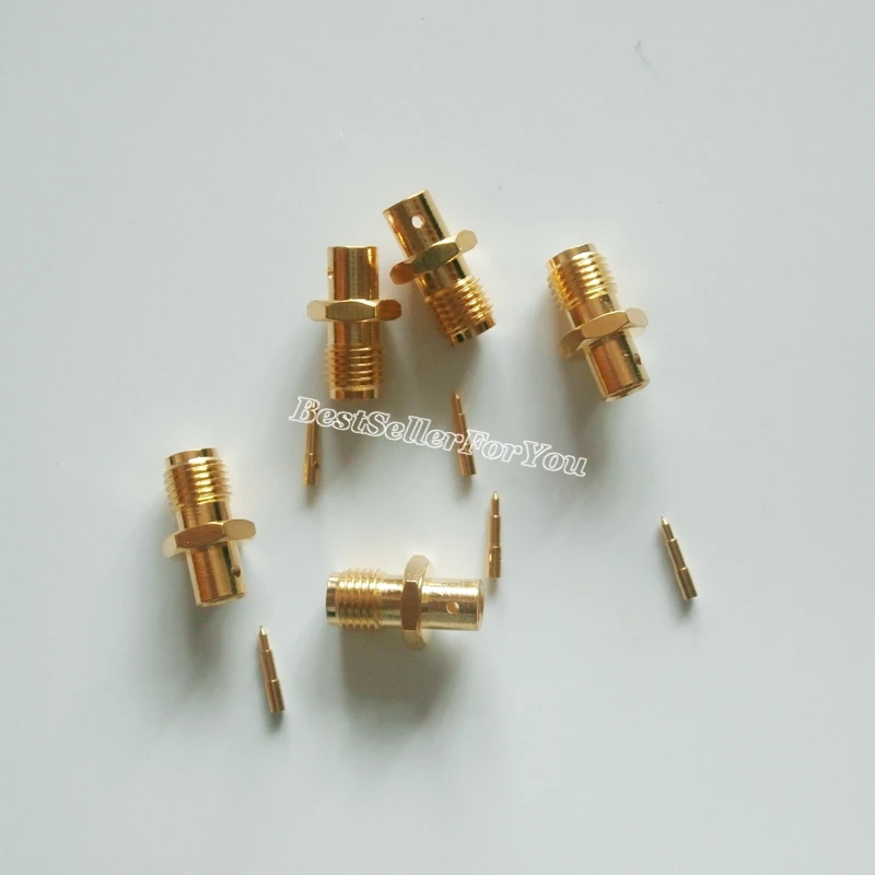 10X RP-SMA RPSMA Female Male Center Pin Solder Semi-rigid RG402 0.141" RF Connector