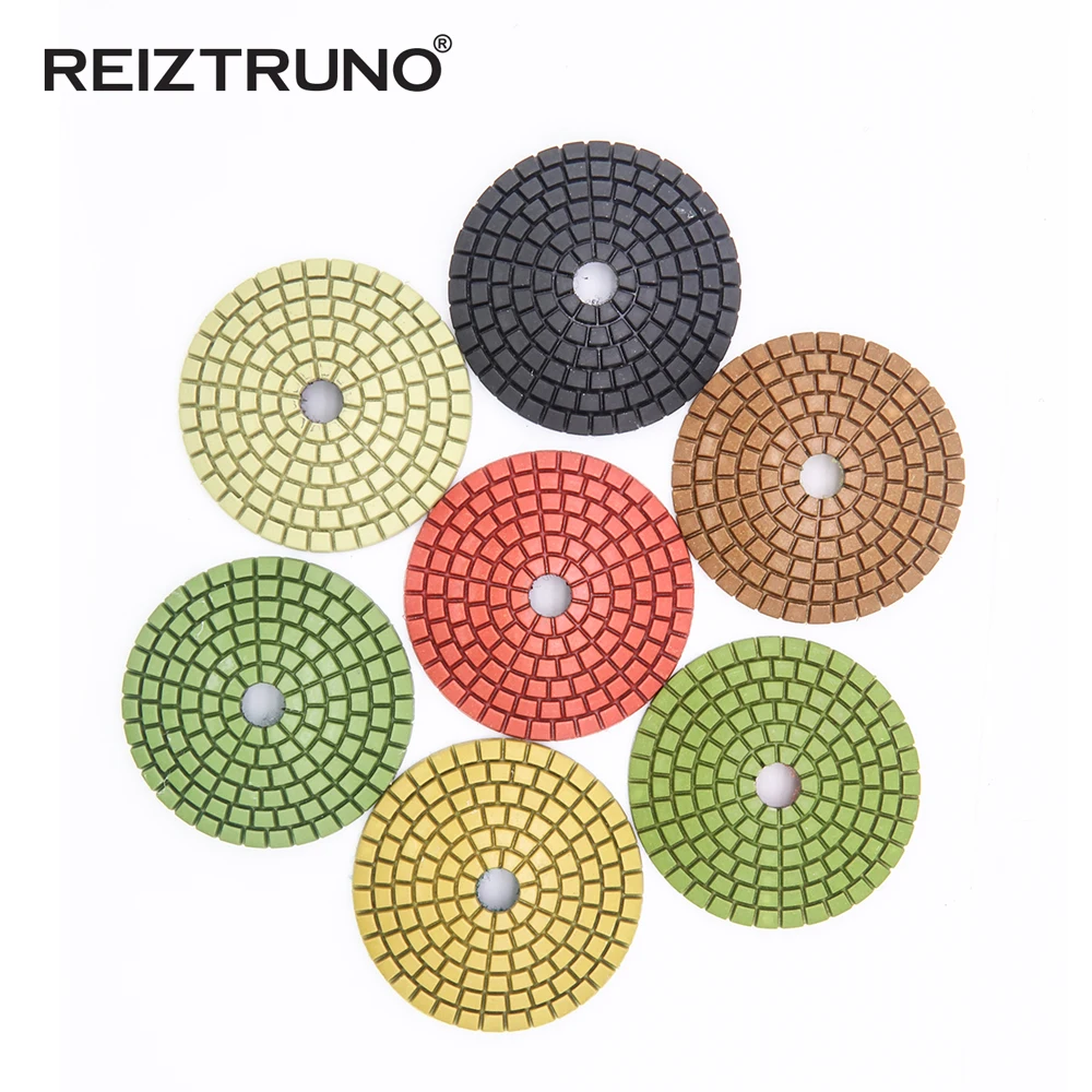 Reiztruno 80mm/100mm cuscinetti per lucidatura stomex lavelli a tazza per lucidatura e curve "per calcestruzzo, granito, marmo e pietra naturale