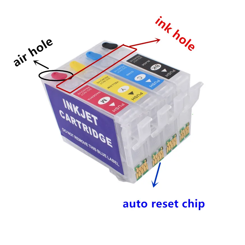 Chip ARC de cartucho de tinta recargable 503XL 503 para impresora EPSON XP-5200 XP-5205 WF-2960DWF WF-2965DWF