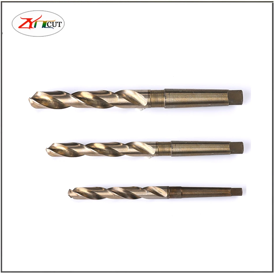 Imagem -05 - Cobalto Cone Shank Bit 12 15 20 30 40 50 60 mm Especial Taper Shank Broca para Aço Inoxidável Hss Estendido Taper Shank Bit M35