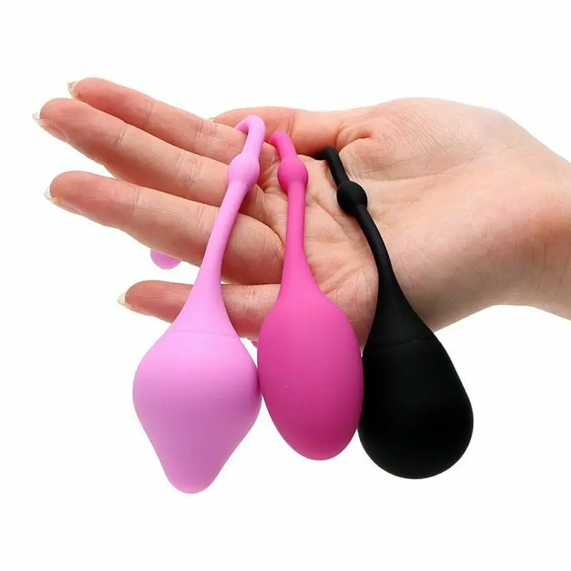 Frauen Hilfe Ben Wa Ball Weiche Sex Kugeln Ziehen Vaginale Beckenboden Musles Perlen Kegel Exerciser Silikon Kegel Kugeln