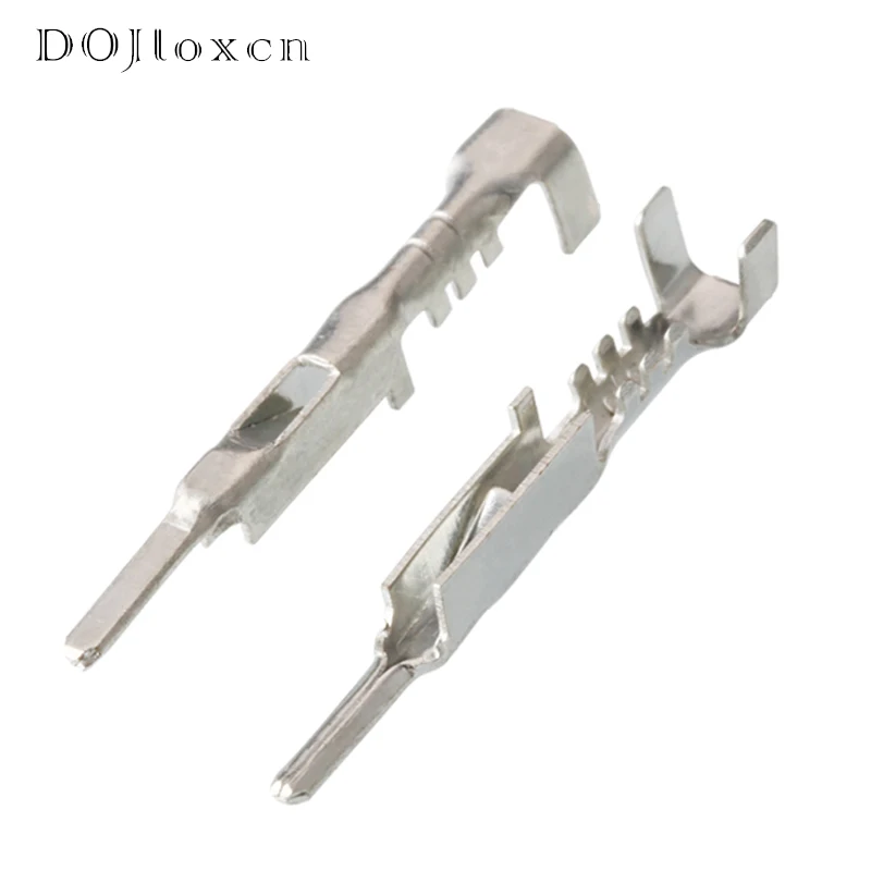 50/100/200/500/1000 Pcs 1.5mm Delphi APTIV Auto Copper Wiring Terminal Crimp Loose Pins Tinned Male Connector Plug DJ611A-1.5B