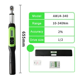 ALIYIQI AWJ4-340 1/2 Economical High Precision Digital Display Torque Wrench