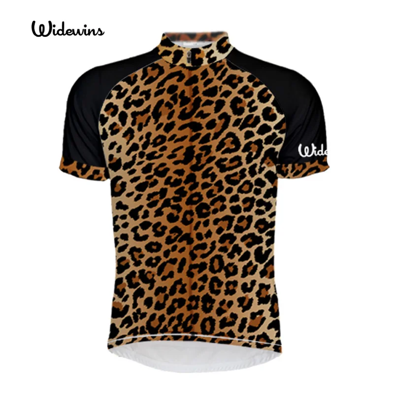 Pro Team Leopard Jumbo Cycling Jerseys, Summer Bicycle Maillot, Breathable MTB Short Sleeve, Quick Dry Bike Cloth, Ropa Ciclismo