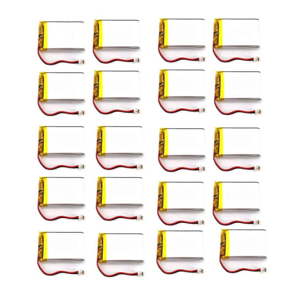 

MSDS Verified 3.7V 1000mAh 523450 Li Lithium Polymer Ion Battery with 2.0mm JST Connector