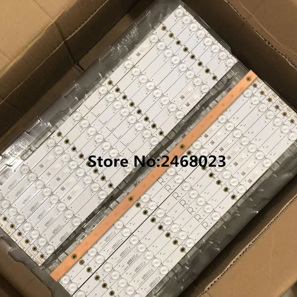 16pcs LED Backlight Strips For P502UI-B1E TPT500DK-QS1 LTM6RKBQP502UI-B1E LTY6RKBQ LBM500P0204-AI-3 LBM500P0204-BL-2