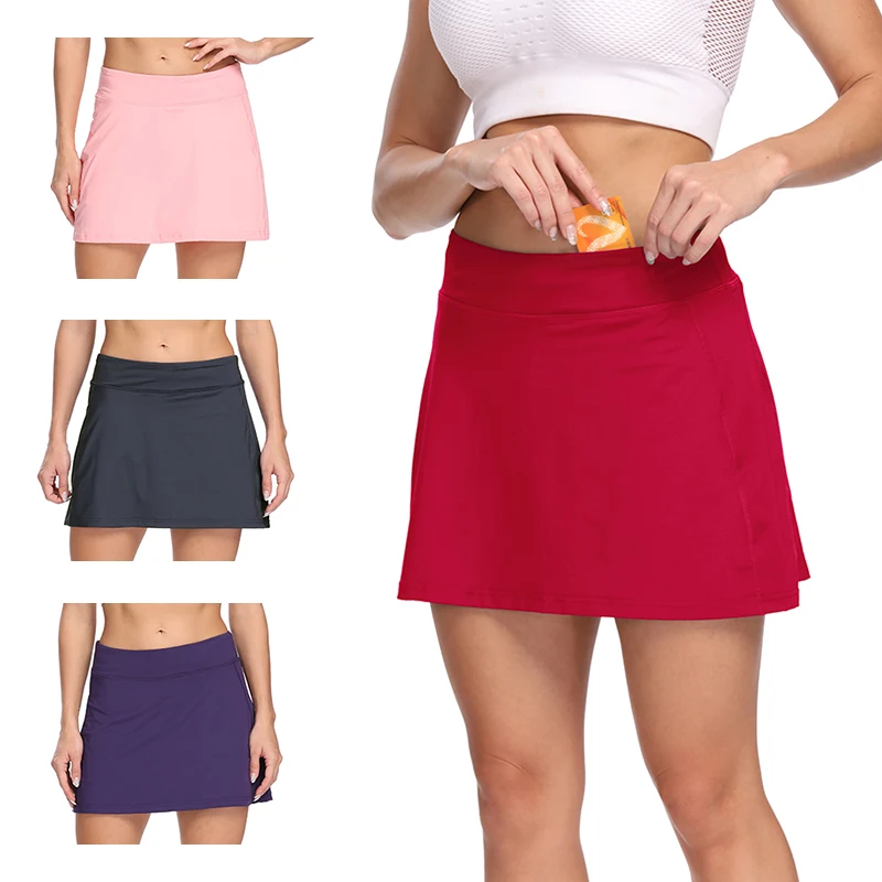 Women Skorts Running Skirts Golf Tennis Sports Casual Skirts with Pockets Shorts Golf Skirts Activewear Workout Sports Skirt