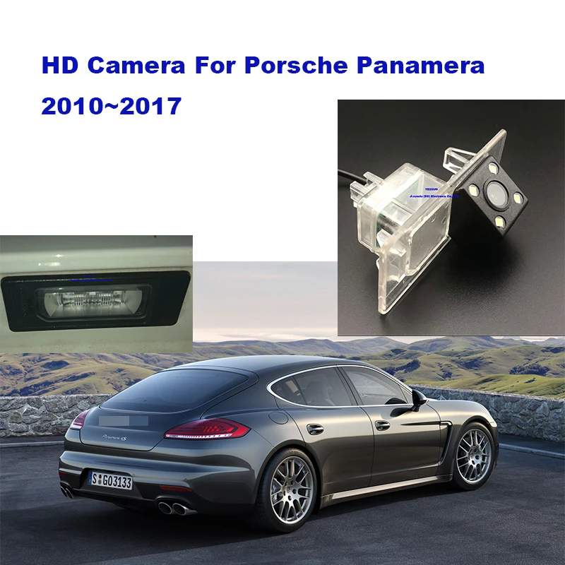 HD Car Camera For Porsche Panamera  2010~2017  Rear View Camera/Night View License Plate Parking Camera Reversing