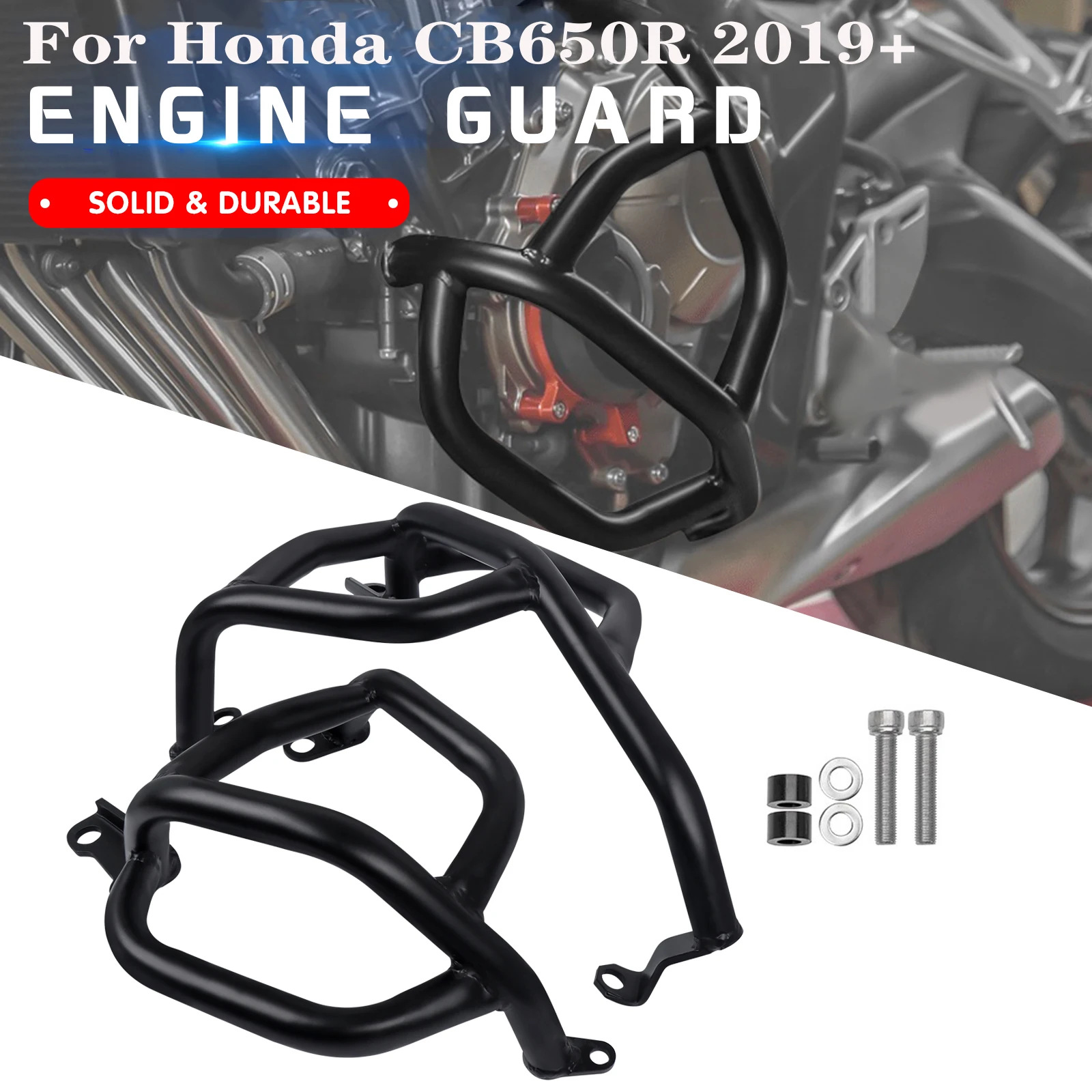 

For HONDA CB650R CB 650 R CB650 R 2019-2024 Highway Engine Guard Crash Bars Bumper Stunt Cage Protection Motorcycle Accessories