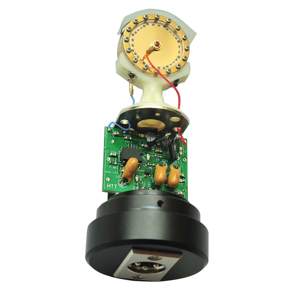 الجهد الذهبي 30-55 فولت Φ32 مللي متر 13.5 مللي متر الذهب كبير الحجاب الحاجز المكثف هيئة التصنيع العسكري الأساسية ميكروفون كبسولة لاستبدال الميكروفون DIY