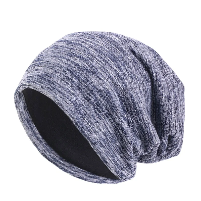 Autumn&Early Winter Double Fabric Hats For Adult Cashmere-like Skullies & Beanies