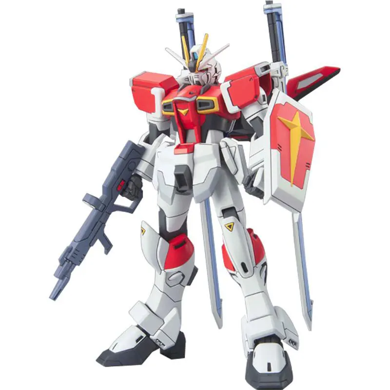 Bandai Gundam Model Kit Anime Figure Robot Toy HG SEED 1/144 ZGMF-X56S Sword Impulse Gunpla Action Toy Figure Toys for Children