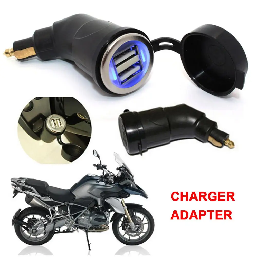 

For BMW R1200GS R1200RT F800 GS F800GS F650GS F700GS F650 GS R 1200 RT ADV Cigarette Charger Dual USB Phone MP4 GPS Tablet