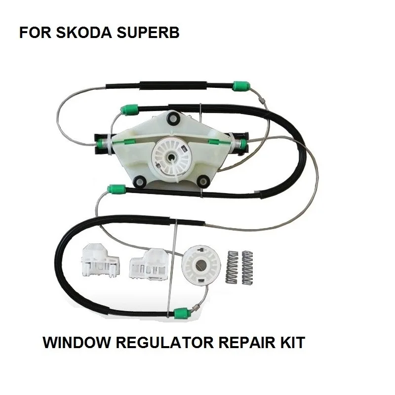 OE#3B1837461 CAR ELECTRIC WINDOW REGULATOR REPAIR KIT FOR SKODA SUPERB WINDOW REGULATOR FRONT-LEFT 2001-2009