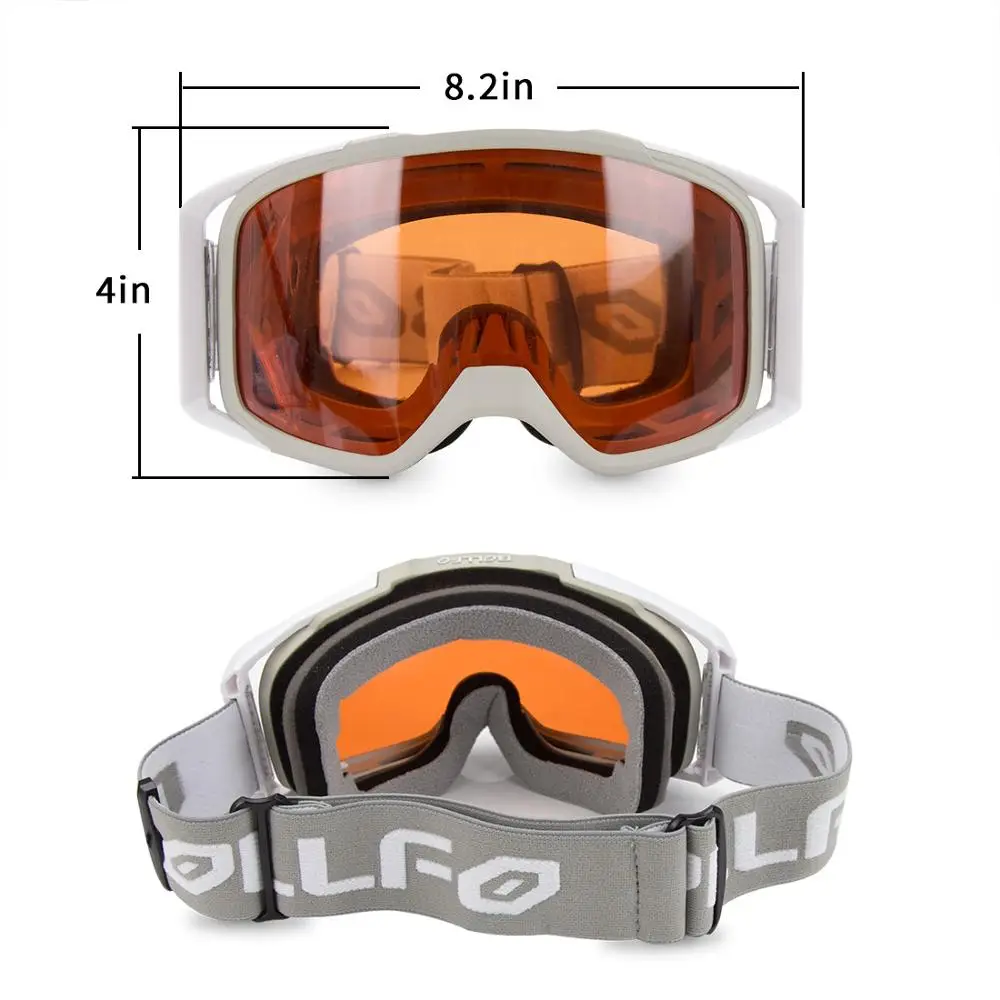 2021 Zdatt Motocross MX Goggles Glasses Women Man Adjustable Strap Clear Lens Anti-Fog Anti-UV Dustproof Cycling Ski Goggles