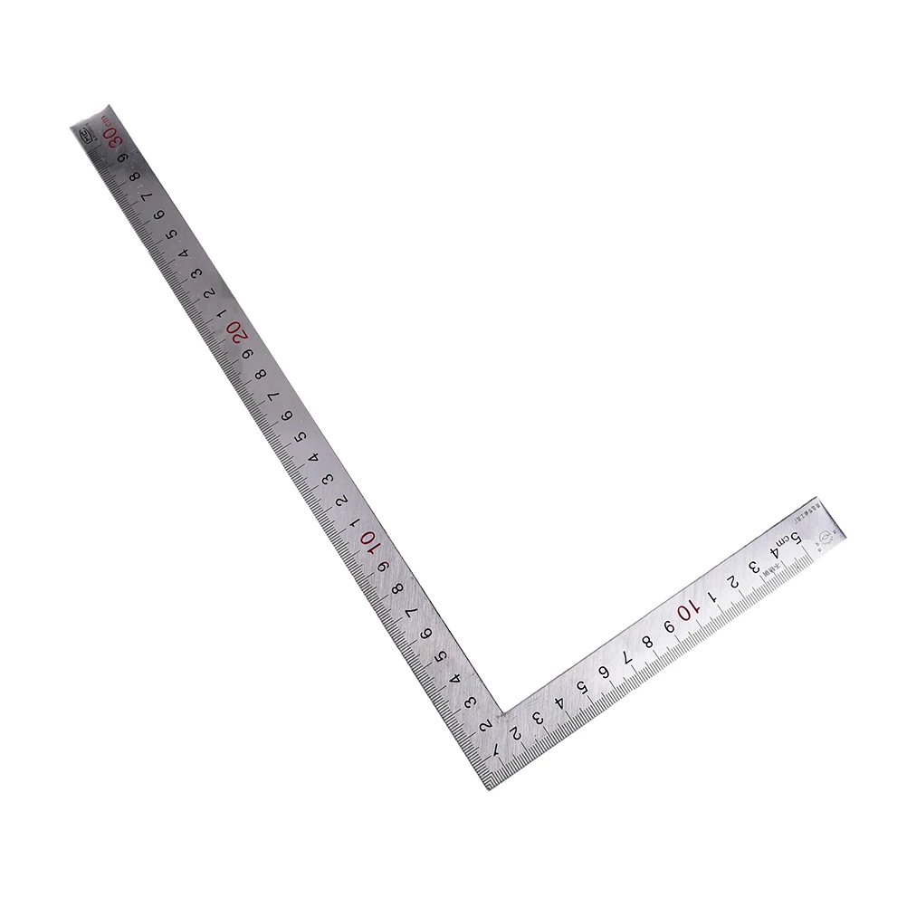 150 x 300mm 90 Degree Stainless Steel Try Square Engineers Wood Measuring Tool Right Angle Ruler Try Square Measuring Tool