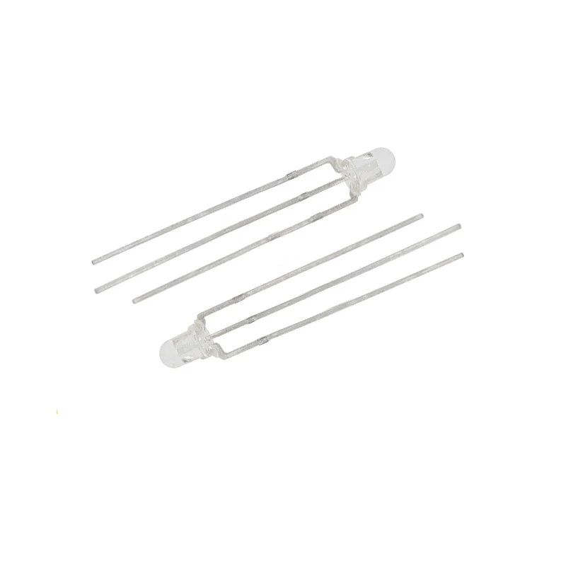 100Pcs/Lot  3MM LED Fog Common Anode Red & Green Light Emitting Diode F3 Led Common Cathode 3Pin 3P Fog Positive Negative