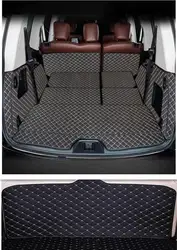 High quality! Full set car trunk mats + Rear door mat for Infiniti QX80 7 8 seats 2022-2013 cargo liner mat boot carpets cover