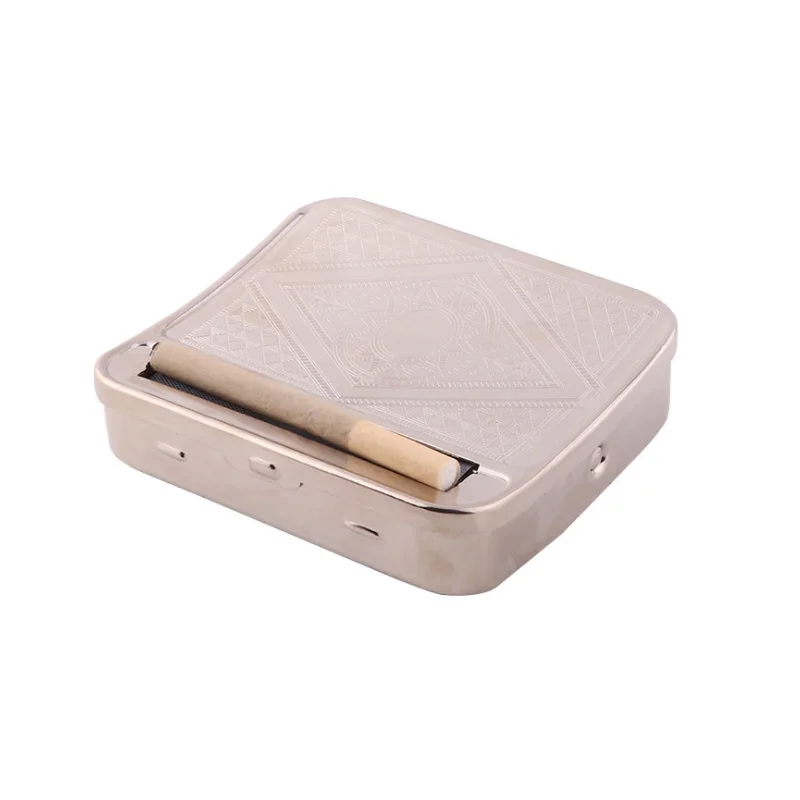 70/78/110MM Portable Mini Metal Machines Tobacco Roller Cigarette Case Manual Rolling Box Storage Cigarette Maker Smoking Tool