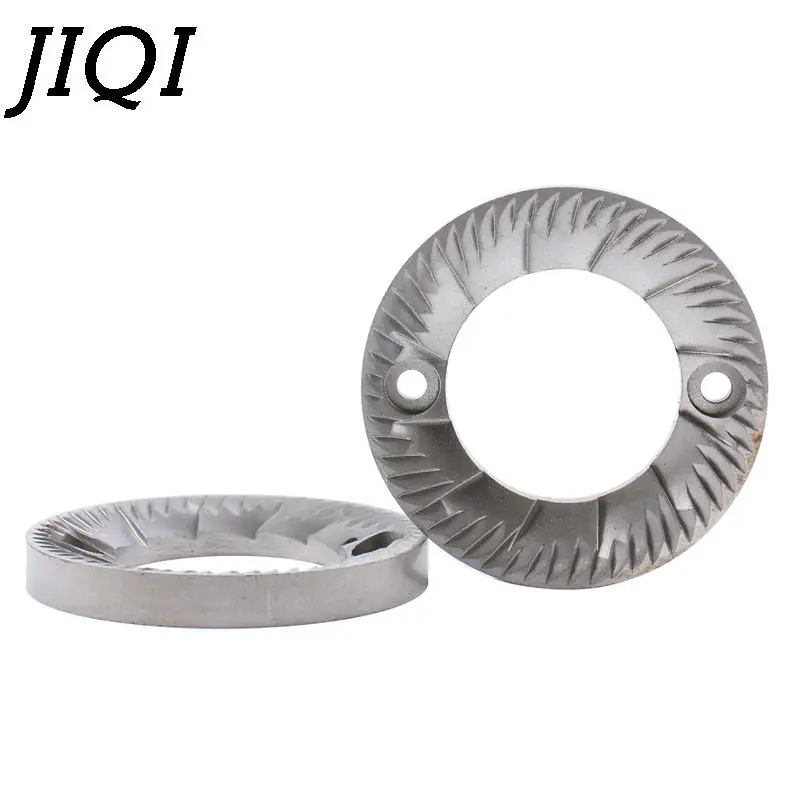 JIQI Thickened Wear-resistant grind blade of Coffee Grinder Cutter Disc Blade Coffee Bean Grinding machine Disc Accessories 1set