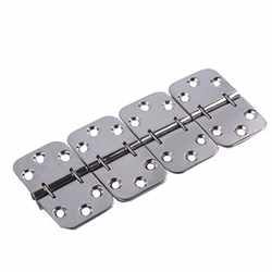 Bisagras de acero inoxidable 316 para puerta de barco, hardware marino, pulido, plata, compartimento de puerta marina, 4 piezas