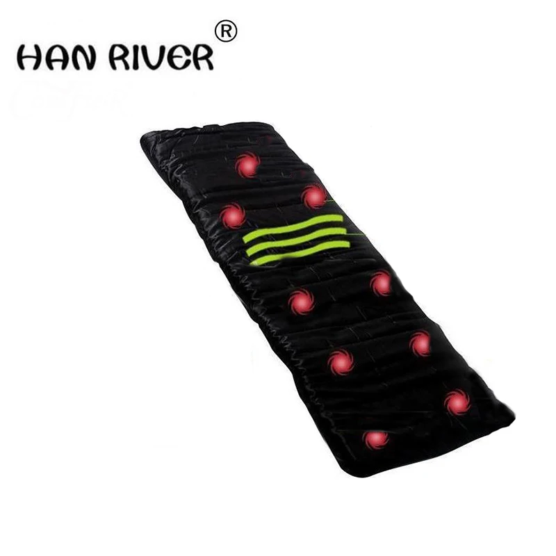 Health Monitors Massager Acupunctue Mat 9 Vibrating Motors Full Body Heathy Massage Cushion Seat Mattress