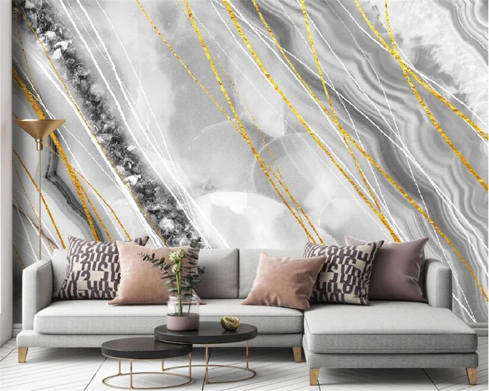 

beibehang Custom agate TV bedroom living room background crystal modern new marble wallpaper wall papers home decor papier peint