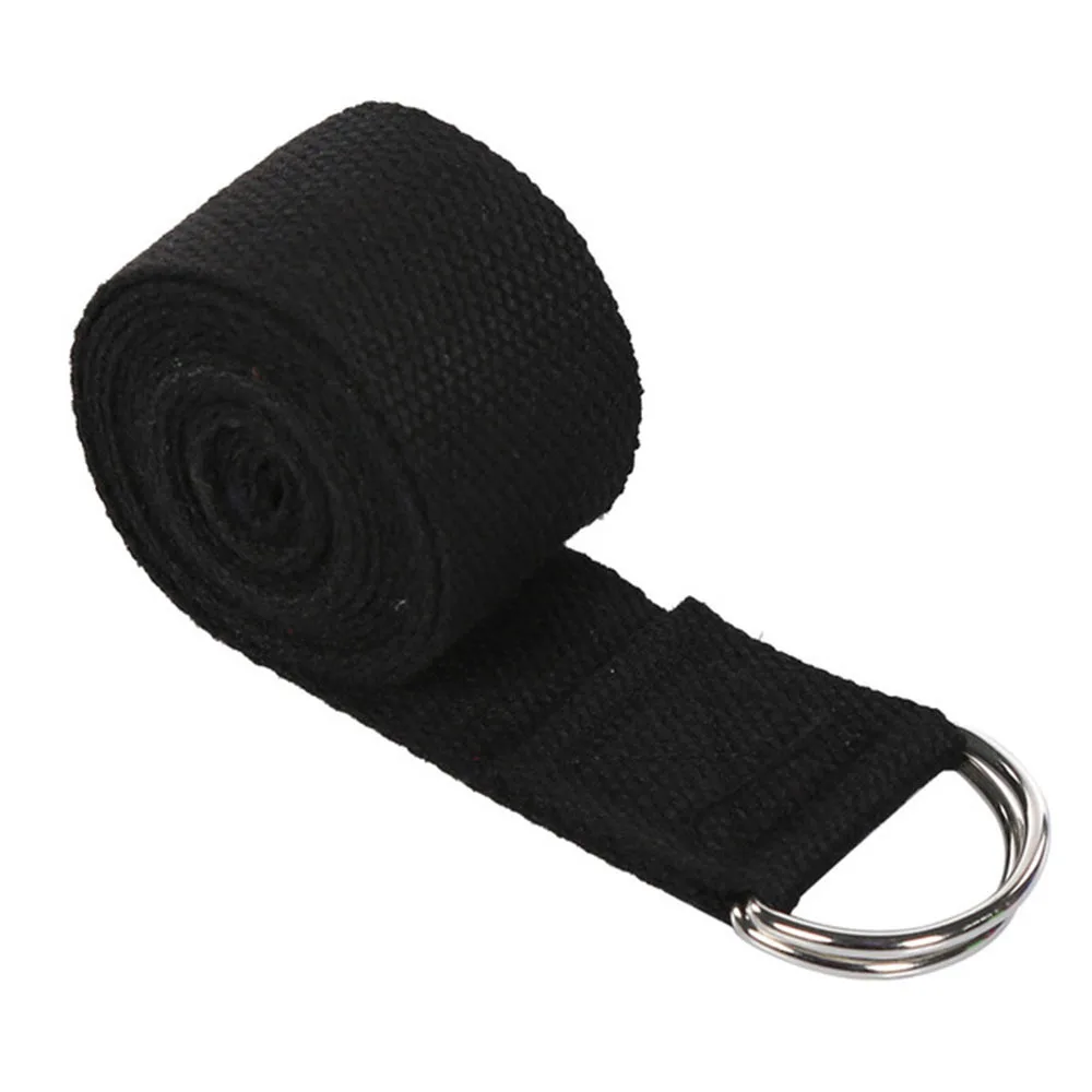 Cotton Yoga Strap with Adjustable D-Ring product image