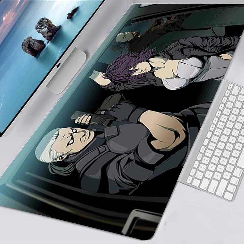 Anime Ghost In The Shell Mouse Pad Gamer 90x40cm Notbook Mouse Mat Gaming Mousepad Large Fashion Pad Mouse PC Desk Padmouse Mats