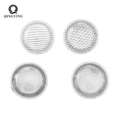 20pcs Optical PMMA LED Lens 23mm*8mm Plano Convex 60 Degree Acrylic Condenser Lenses For Spot Light Flashlight DIY