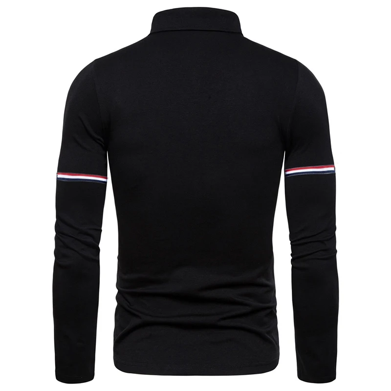 Men's Long Sleeve Polo Shirt Spring and Autumn Streetwear Casual Loose Fashion Men's Top