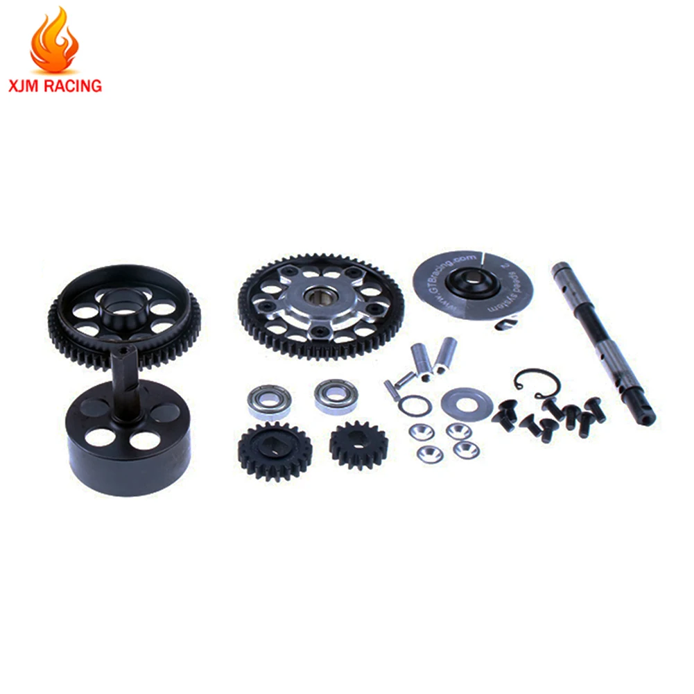 2 Speed Transmission Set for 1/5 Hpi Rofun Rovan Km Mcd Gtb Racing Baja 5b 5t 5sc Ss Truck Rc Car Parts