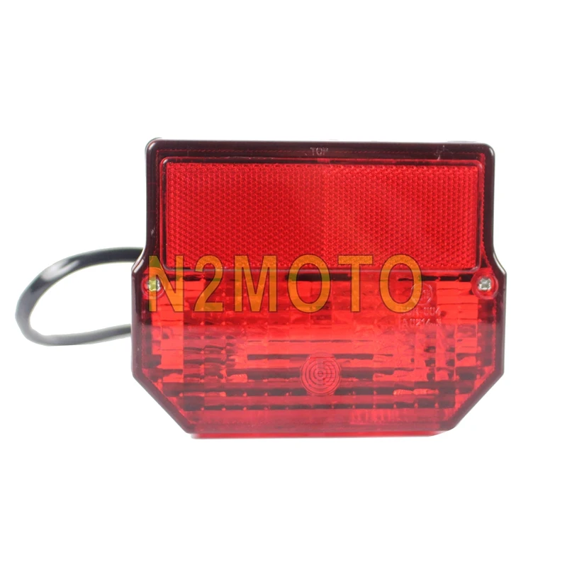 Motorcycle Red Rear LED Tail License Plate Light For Suzuki TS125 TS150 TS250 MZ ETZ 150 ETZ 250 ETZ 251 ETZ 301 Moto Taillights