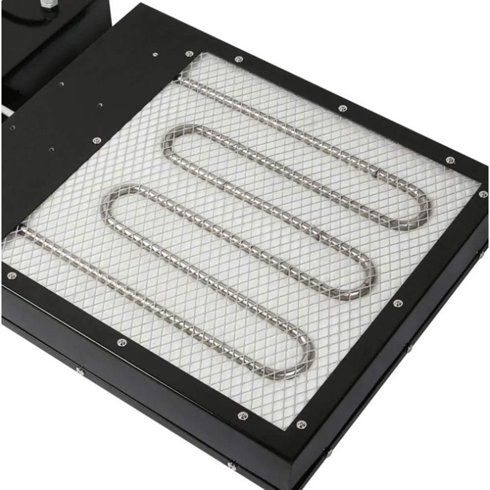 Flash Dryer 18 x 18 Inch Temperature Display Flash Dryer for Screen Printing 2000W Adjustable Stand T-Shirt Curing Screen Printi