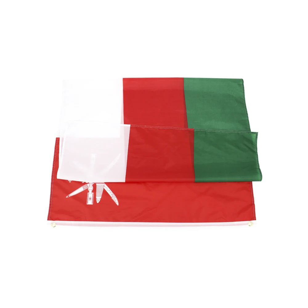 FLAGHUB 60X90 90X150cm Oman Flag Super Poly Football Flag Indoor Outdoor