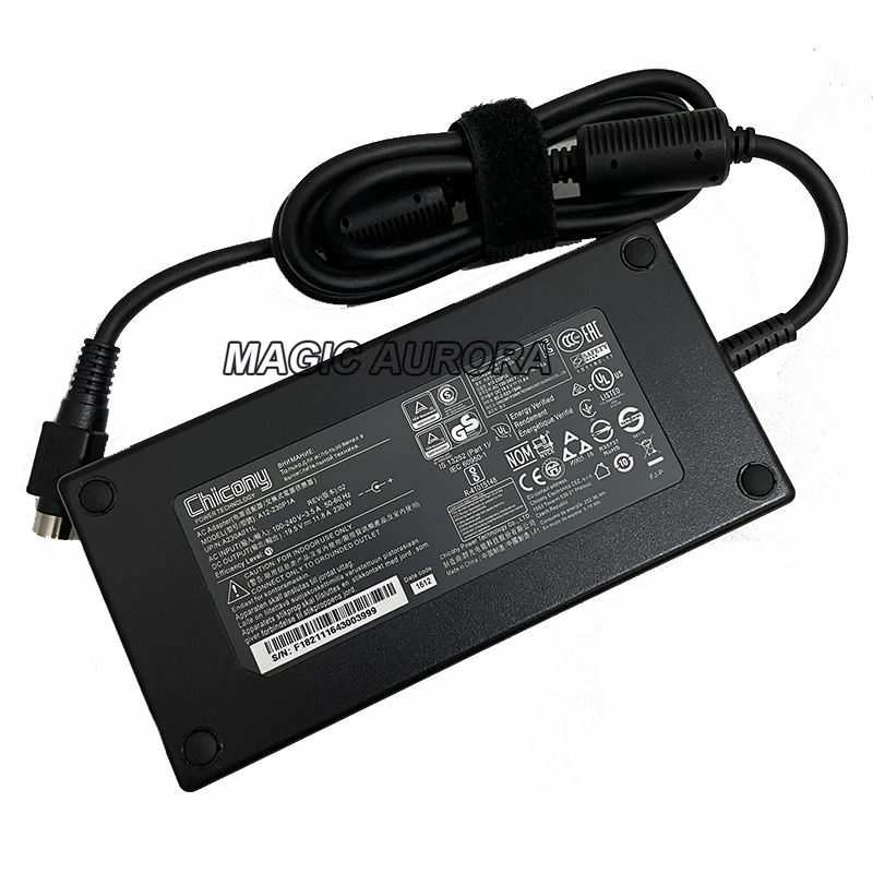 Imagem -06 - Genuíno Adaptador para Chicony 19.5v 11.8a 230w A12230p1a Carregador de Alimentação para Clevo Gaming Portátil P770dm P750zm P775dm P771dm