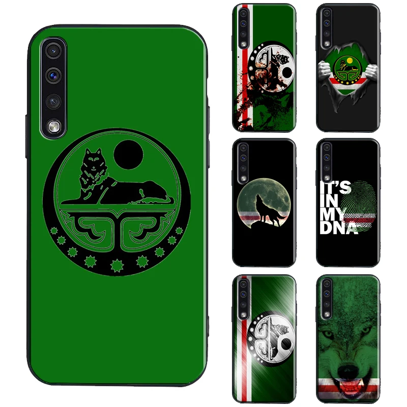 Chechen Wolf Flag Phone Case For Samsung A12 A32 A52 A72 A50 A70 A51 A71 A11 A31 A02 A10 A20 A30 S A20e A21S