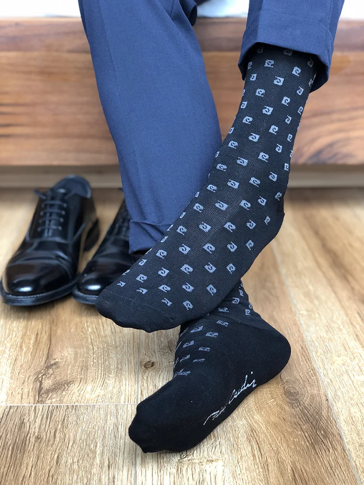 Tube Socks Men\'s Formal Dress Socks Business Men Streetwear Stocks Men\'s Socks Workplace Business Sexy Quality Business Socks