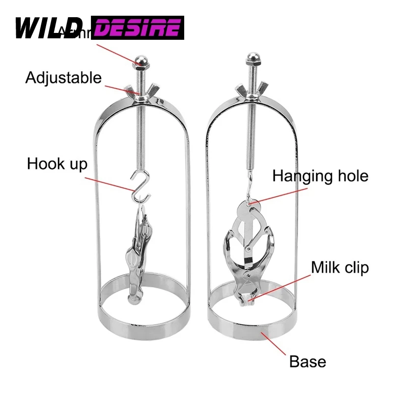 BDSM Nipple Clamps Device Bondage Gear Hard Clover Nipple Sucker Clips Sex Toys Adult Games Products Breast Toys for Women Gay