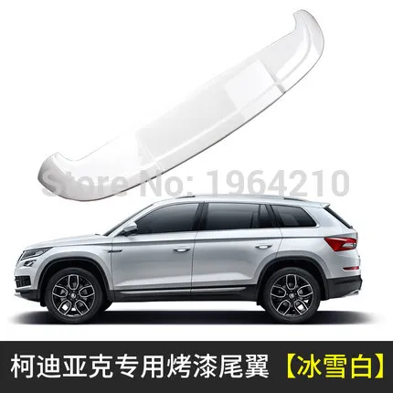 Fit For Skoda Kodiaq 2017 2018 2019 New ABS Plastic External Rear Spoiler Trunk Boot Tail Wing Spoiler Car Accessories