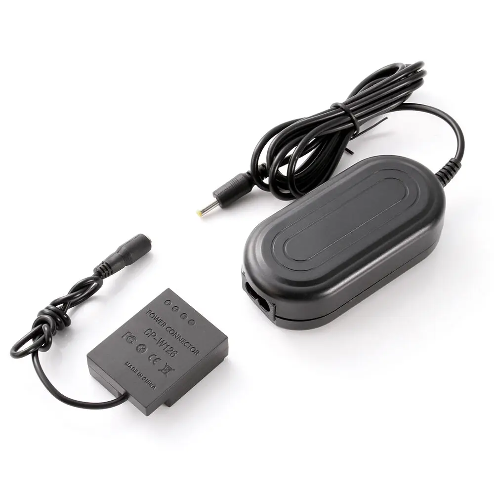 FOTGA Adaptador de Alimentação CA Substituição AC-9V + CP-W126 DC Acoplador Kit de Bateria Manequim para Fujifilm X-H1 X-Pro3 X-Pro2 X-Pro1 X-T3 X-T2