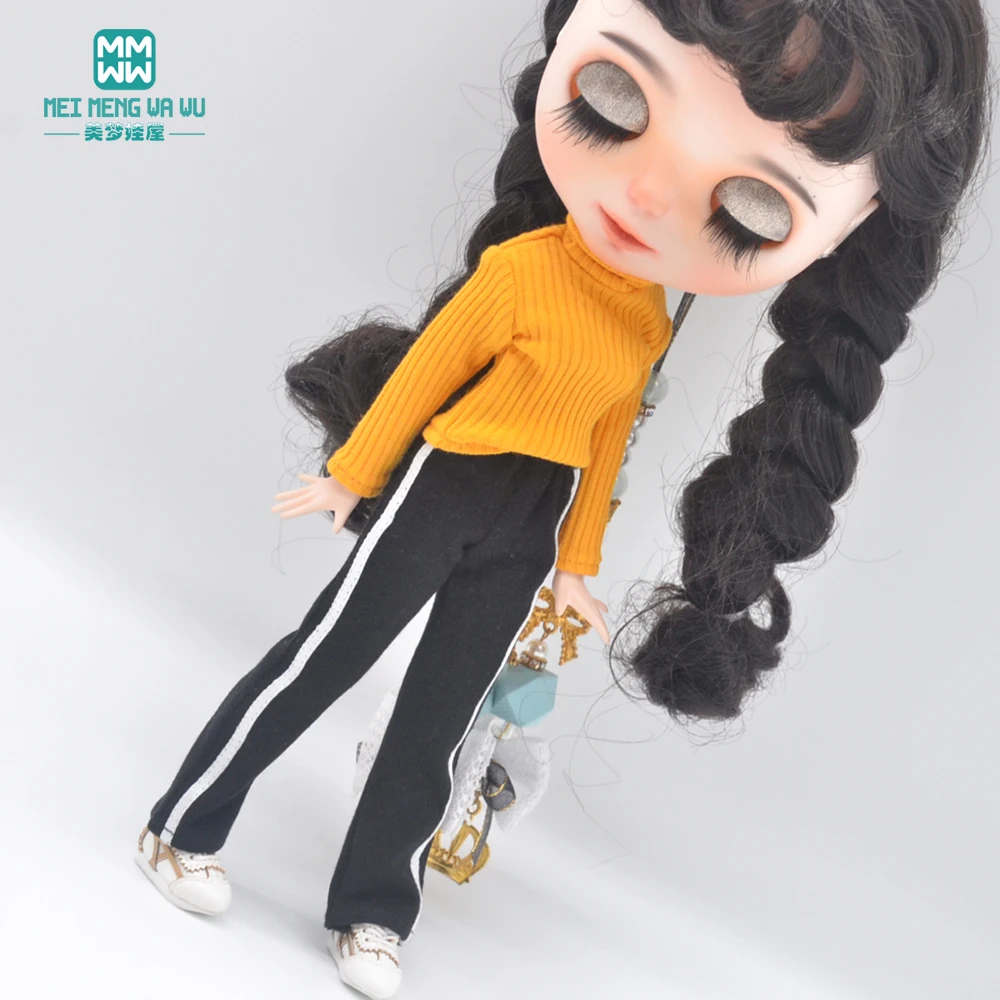 Passend für Blyth Azone OB22 OB24 Puppenkleidung und Zubehör, bonbonfarbener Rollkragenpullover, Leggings – Detail 18
