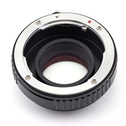 Pixco Speed Booster Focal Reducer Lens Mount Adapter Ring for Pentax K PK to Micro 43 Camera G110 G100 G95 E-M1III E-M10IV