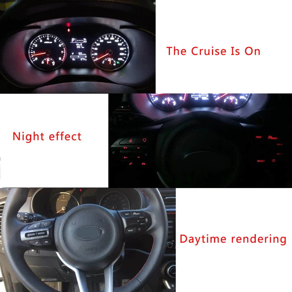 Steering Wheel Button For KIA K2 RIO 2016 2017 2018 2019 2020 X LINE Picanto Rio 4 Buttons Bluetooth Phone Cruise Control Volume