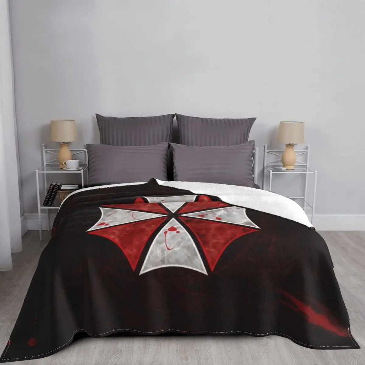 Umbrella Corps Military Tactical Flannel Throw Blankets Pharmaceuticals Corporation Blankets for Sofa Car Ultra-Soft Bed Rug