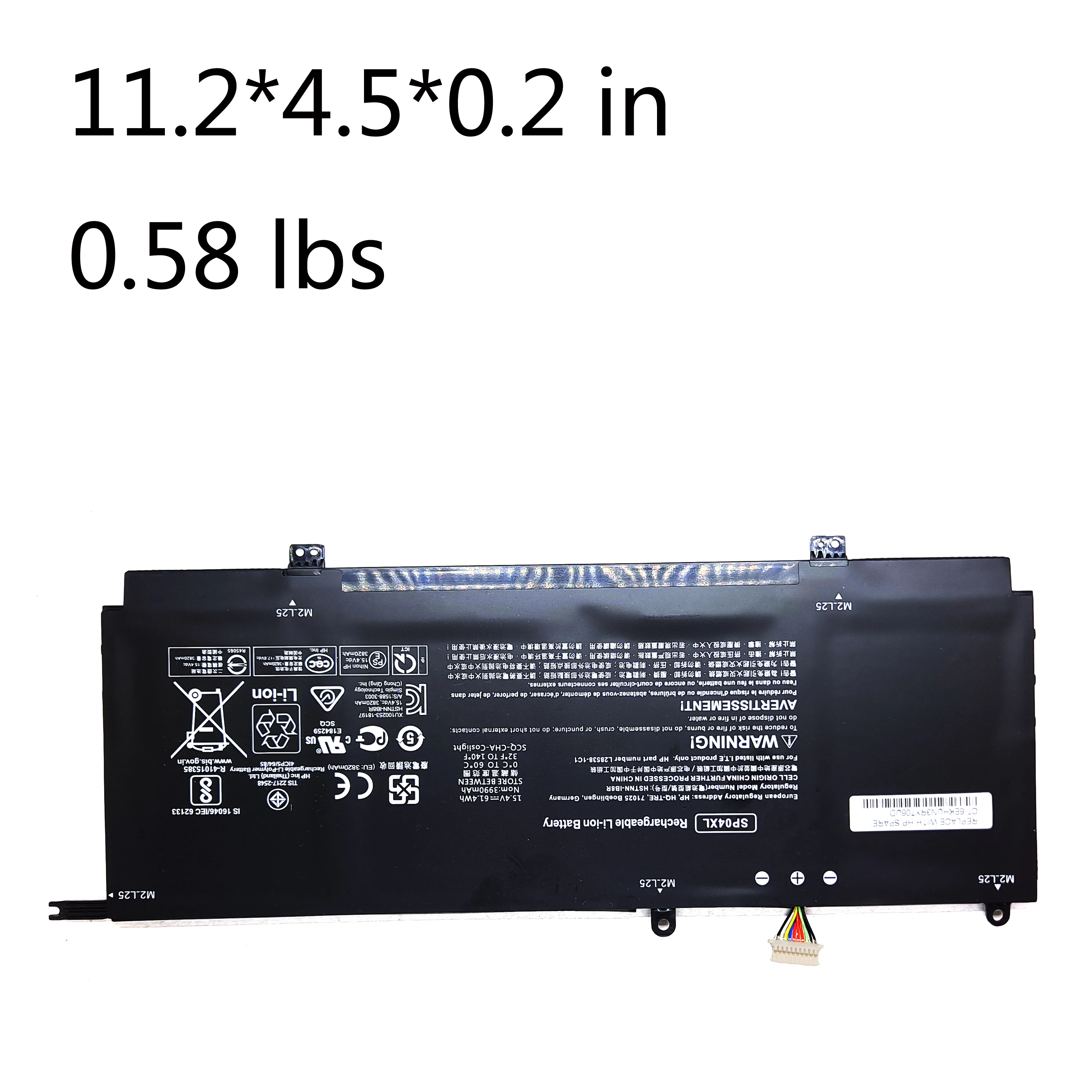 Genuine Original 61.4WH SP04XL SPO4XL HSTNN-IB8R Battery For HP Spectre x360 Convertible 13T-AP000 TOUCH 13-AP0008CA 13-AP0000TU